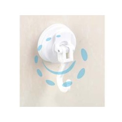 GANCIO BAGNO CLIP - mm.65x39x105 - colore bianco 