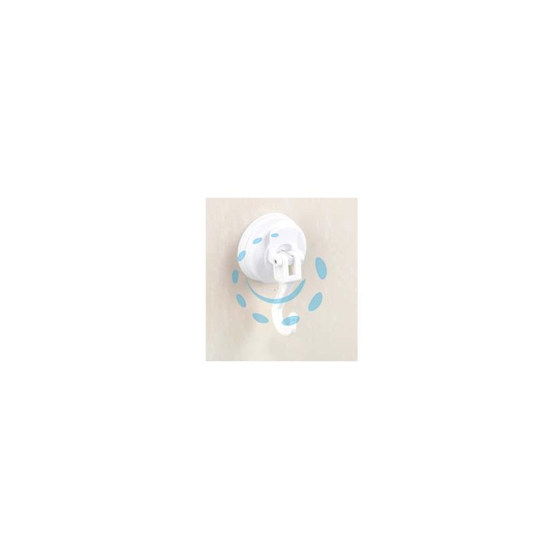 GANCIO BAGNO CLIP - mm.65x39x105 - colore bianco 