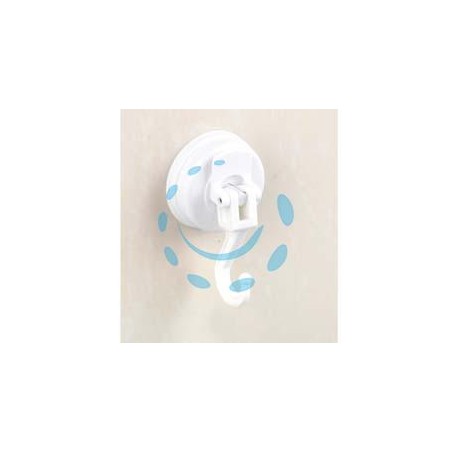 GANCIO BAGNO CLIP - mm.65x39x105 - colore bianco 