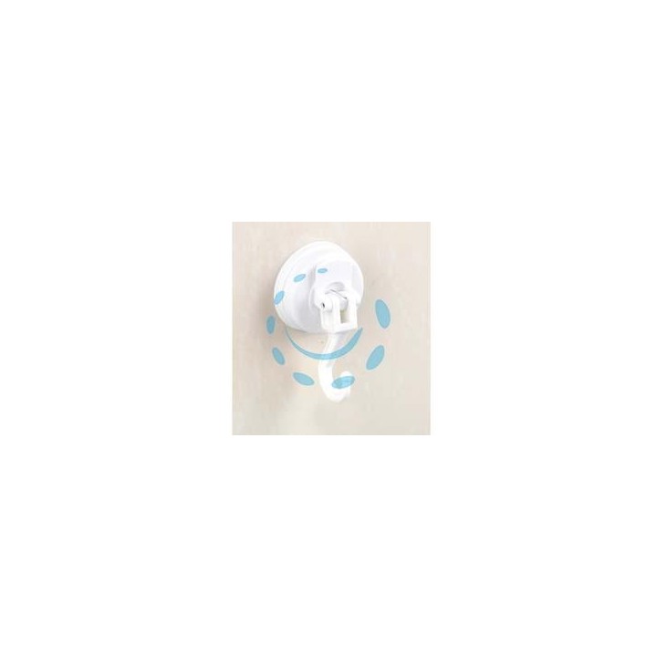 GANCIO BAGNO CLIP - mm.65x39x105 - colore bianco 
