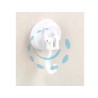 GANCIO BAGNO CLIP - mm.65x39x105 - colore bianco 