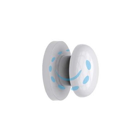POMELLO PORTA BAGNO IN ABS - mm.47x65x65 - colore bianco
