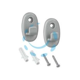 SET 2 GANCI IN NYLON SERIE ONDA 