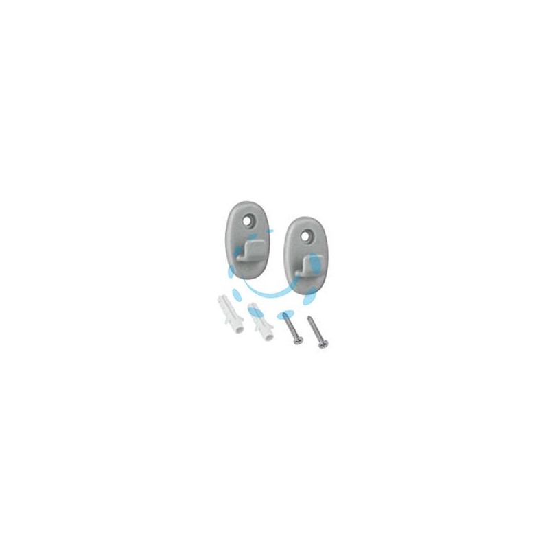 SET 2 GANCI IN NYLON SERIE ONDA 
