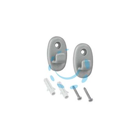 SET 2 GANCI IN NYLON SERIE ONDA 