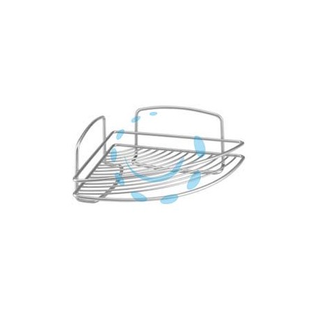 MENSOLA BAGNO CUCINA ANGOLARE 1 PIANO SERIE ONDA - cm.22x22x11