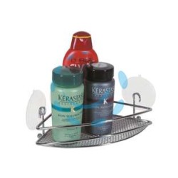 MENSOLA BAGNO CUCINA ANGOLO STAR SINGOLA CON VENTOSE - cm.18x18x7