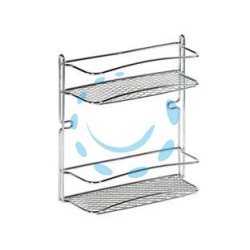 MENSOLA BAGNO CUCINA STAR DOPPIA - cm.25x10x27h.