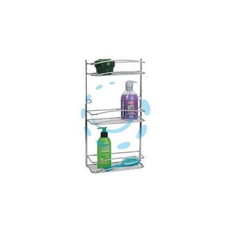 MENSOLA BAGNO CUCINA STAR TRIPLA - cm.25x10x47h.
