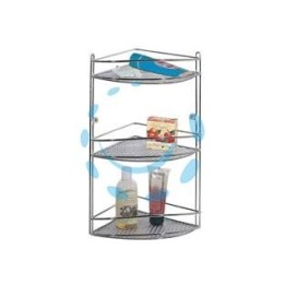 MENSOLA BAGNO CUCINA ANGOLO STAR TRIPLA - cm.21x21x46h.