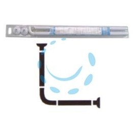 TELAIO REGGITENDA AD ANGOLO PER DOCCIA - cm.80x80