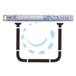 TELAIO REGGITENDA AD U PER DOCCIA - cm.80x80x80