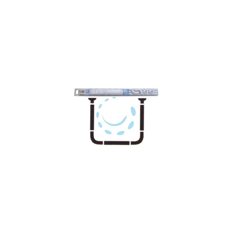 TELAIO REGGITENDA AD U PER DOCCIA - cm.80x80x80