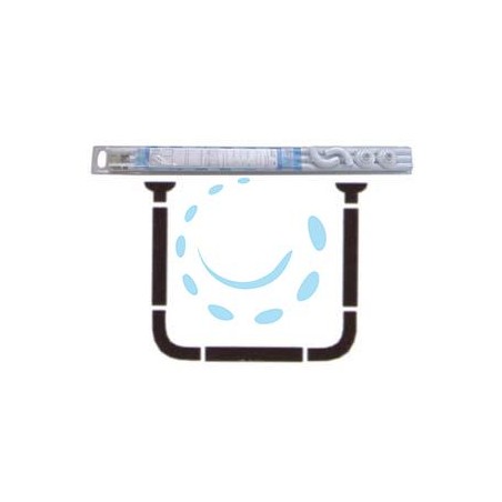 TELAIO REGGITENDA AD U PER DOCCIA - cm.80x80x80