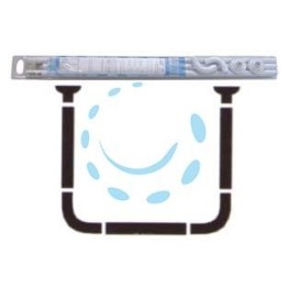 TELAIO REGGITENDA AD U PER DOCCIA - cm.90x90x90