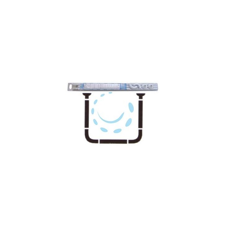 TELAIO REGGITENDA AD U PER DOCCIA - cm.90x90x90