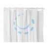 TENDA DOCCIA PVC BIANCA - cm.180x200h.