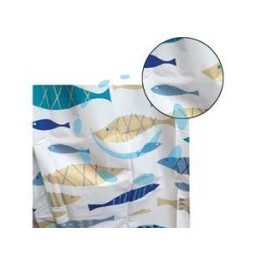 TENDA DOCCIA PEVA "PESCI" - cm 180x200