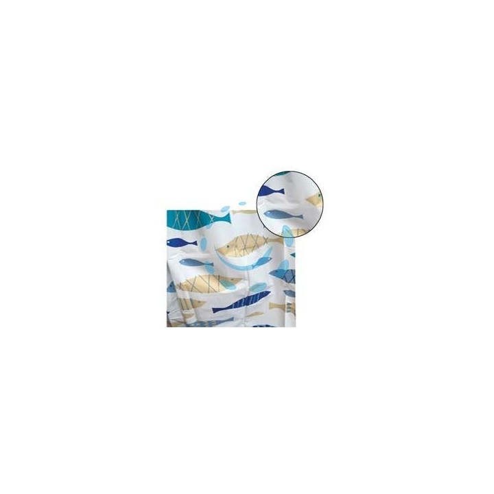 TENDA DOCCIA PEVA "PESCI" - cm 240x200