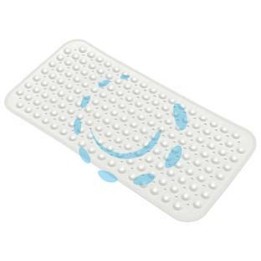 TAPPETO VASCA RETTANGOLARE IN PVC BIANCO - cm.70x38