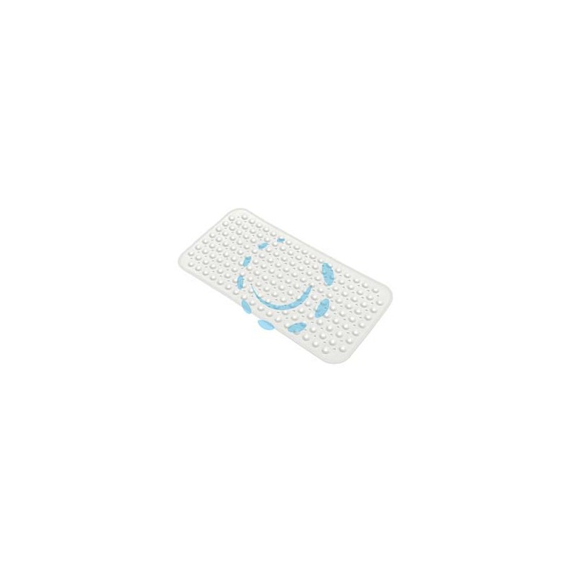 TAPPETO VASCA RETTANGOLARE IN PVC BIANCO - cm.70x38