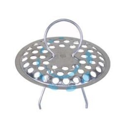 GRIGLIA IN ACCIAIO INOX PER LAVELLO - ø mm.60