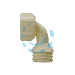 PIPA CON GHIERA GIREVOLE F 3/4" 1077 