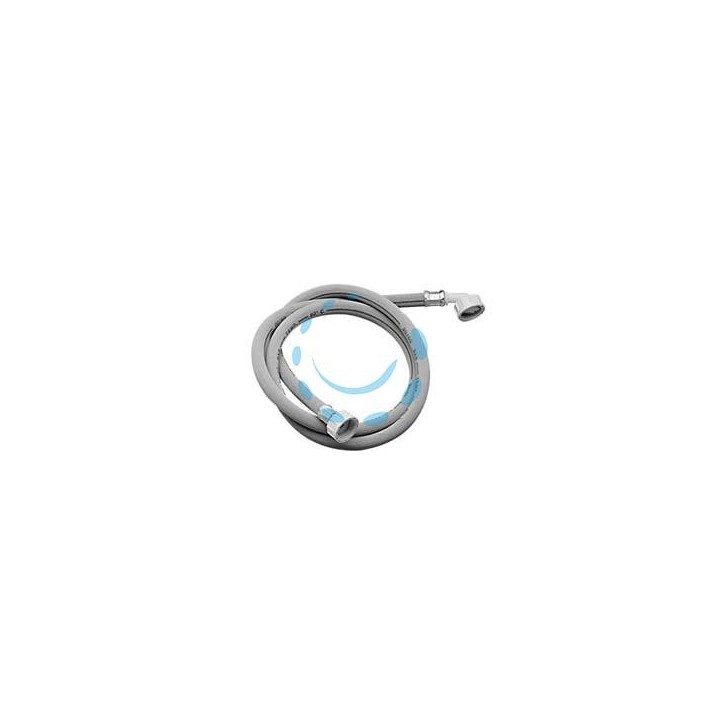 TUBO CARICO PER LAVATRICE CON CURVA - attacco FF 3/4 cm.100