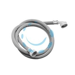 TUBO CARICO PER LAVATRICE CON CURVA - attacco FF 3/4 cm.150
