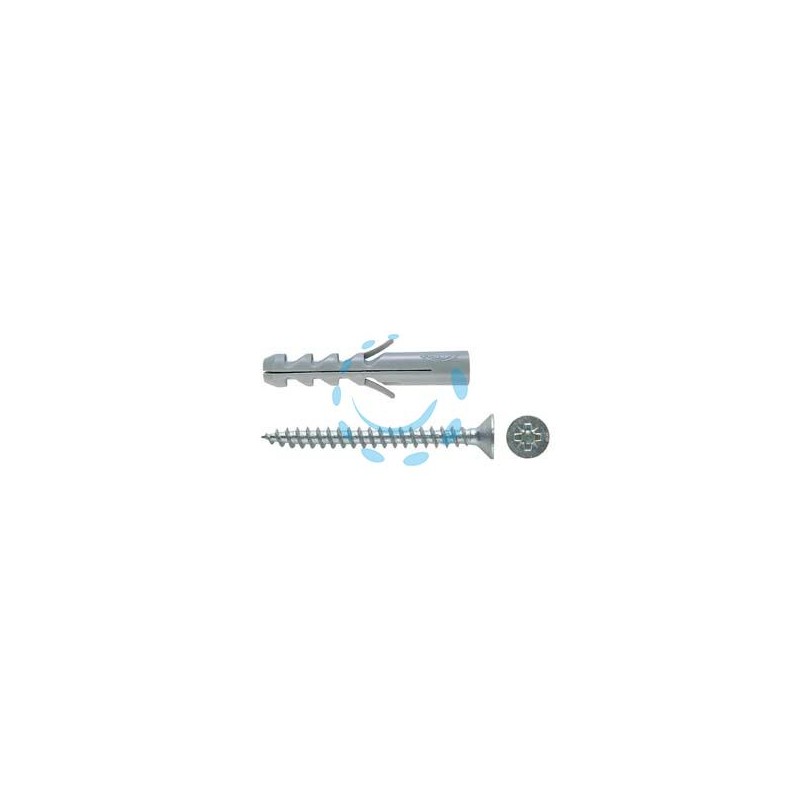 TASSELLO IN NYLON CON VITE "S-V" - ø mm.6x30 vite mm.4,5x40