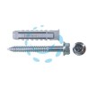 TASSELLO IN NYLON CON VITE MORDENTE "SX-BM" - SX14 BM ø mm.14x40 vite mm.10x80
