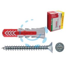 TASSELLO IN NYLON BI MATERIAL CON VITE "DUOPOWER" PZ.50+PZ.10 OMAGGIO - ø mm.8x40