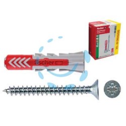 TASSELLO IN NYLON BI MATERIAL CON VITE "DUOPOWER" PZ.50+PZ.10 OMAGGIO - ø mm.8x40