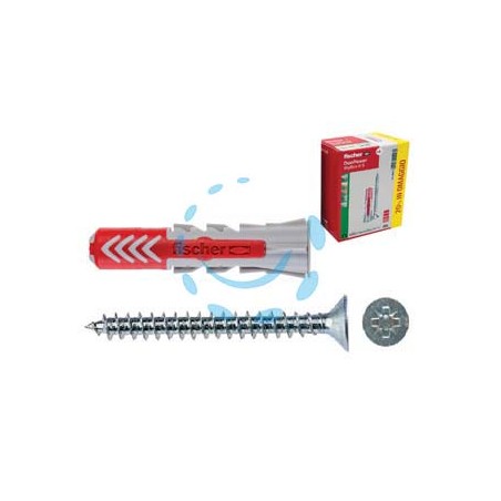 TASSELLO IN NYLON BI MATERIAL CON VITE "DUOPOWER" PZ.50+PZ.10 OMAGGIO - ø mm.8x40