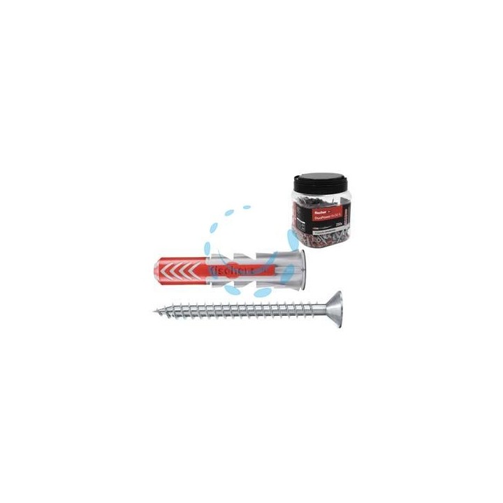 TASSELLO IN NYLON CON VITE PROMOPACK "DUOPOWER" - ø mm.6x30 conf.pz.250