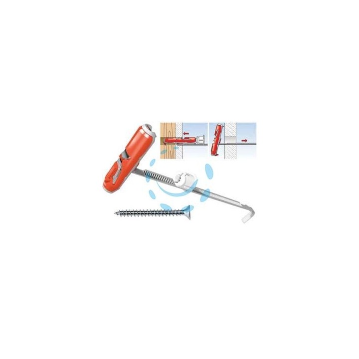 FISSAGGIO BASCULANTE IN NYLON "DUOTEC S" - ø mm.10, vite mm.5x50
