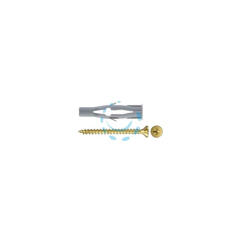 TASSELLO IN NYLON CON VITE "FU-V" - ø mm.10x60 vite mm.6x80