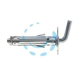 TASSELLO IN ACCIAIO CON GANCIO CORTO "SBS" - SBS 9/8 ø mm.9x45 gancio mm.10
