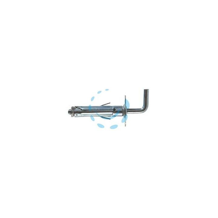TASSELLO IN ACCIAIO CON GANCIO MEDIO "SBS" - SBS 8/2 ø mm.8x40 gancio mm.12