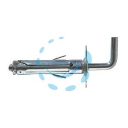 TASSELLO IN ACCIAIO CON GANCIO MEDIO "SBS" - SBS 9/2 ø mm.9x45 gancio mm.15