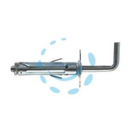 TASSELLO IN ACCIAIO CON GANCIO LUNGO "SBS" - SBS 9/6 ø mm.9x45 gancio mm.22