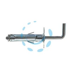 TASSELLO IN ACCIAIO CON GANCIO LUNGO "SBS" - SBS 9/6 ø mm.9x45 gancio mm.22