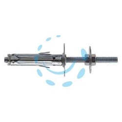 TASSELLO IN ACCIAIO CON VITE DOPPIA "SBS" - SBS 8/5 ø mm.8x40 vite ø mm.4 MA x35