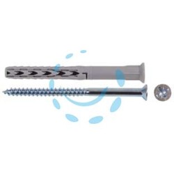 TASSELLO IN NYLON PROLUNGATO "SXRL-WZ LS" - ø mm.6x60 vite pozidrive ø mm.4,5x65