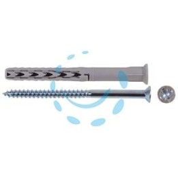 TASSELLO IN NYLON PROLUNGATO "SXRL-WZ LS" - ø mm.8x60 vite pozidrive ø mm.5,5x70