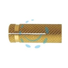 TASSELLO IN OTTONE "TO" - ø mm.5x15 filettatura M4