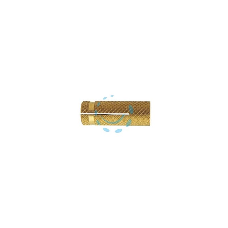 TASSELLO IN OTTONE "TO" - ø mm.10x28 filettatura M8
