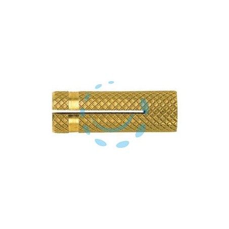 TASSELLO IN OTTONE "PO-M" - ø mm.10 MA tassello ø mm.12x35
