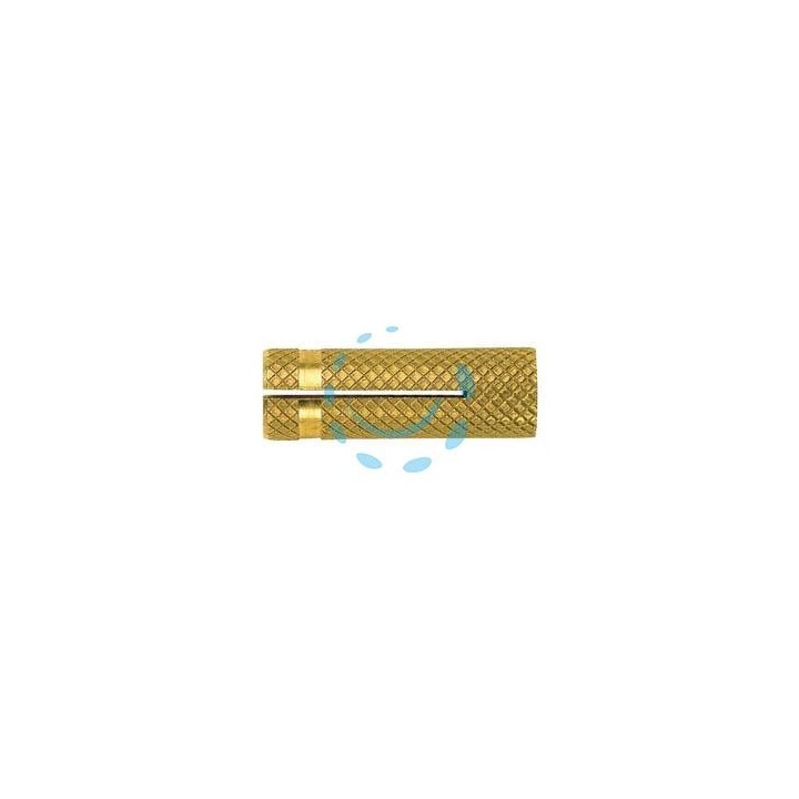 TASSELLO IN OTTONE "PO-M" - ø mm.10 MA tassello ø mm.12x35