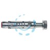 TASSELLO IN ACCIAIO CON VITE T.E. "TAM" - ø mm.6 MA x mm.60 tassello ø mm.10x49